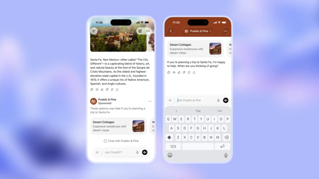 chat gpt ads mock 2 chat gpt ads mock 2